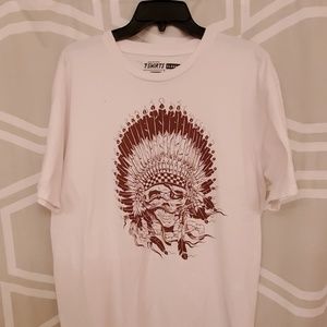 Van's native American skull tee